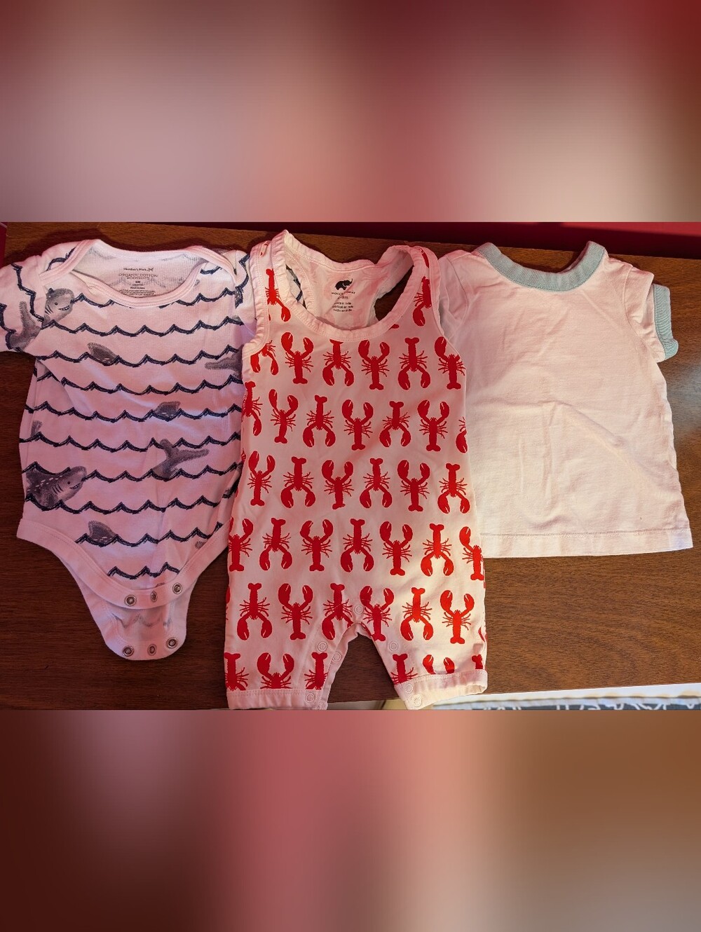 Baby Boy Or Unisex Romper, Onesie, Tee Bundle 6-12 Month
